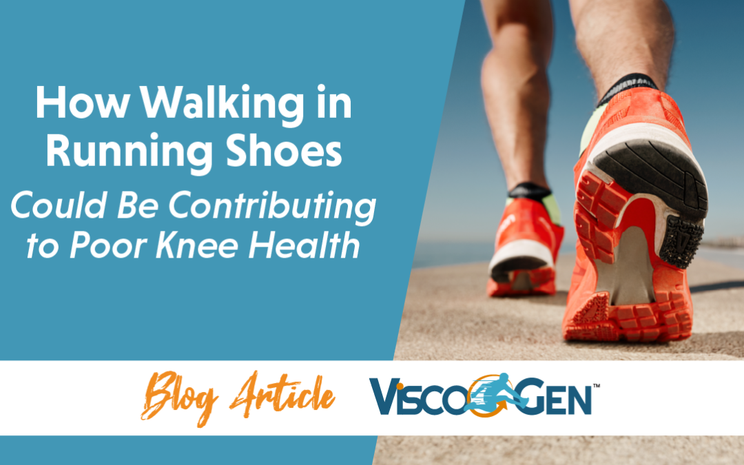 walking in running shoes