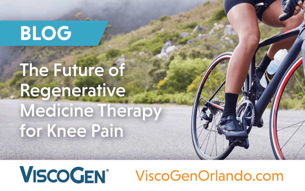 The Future of Regenerative Medicine Therapy for Knee Pain